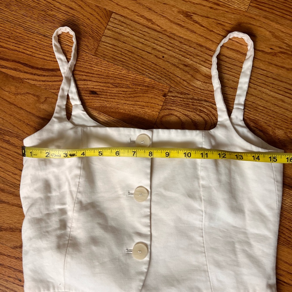 Mango Off-White Button-Up Top - Picture 2 of 6